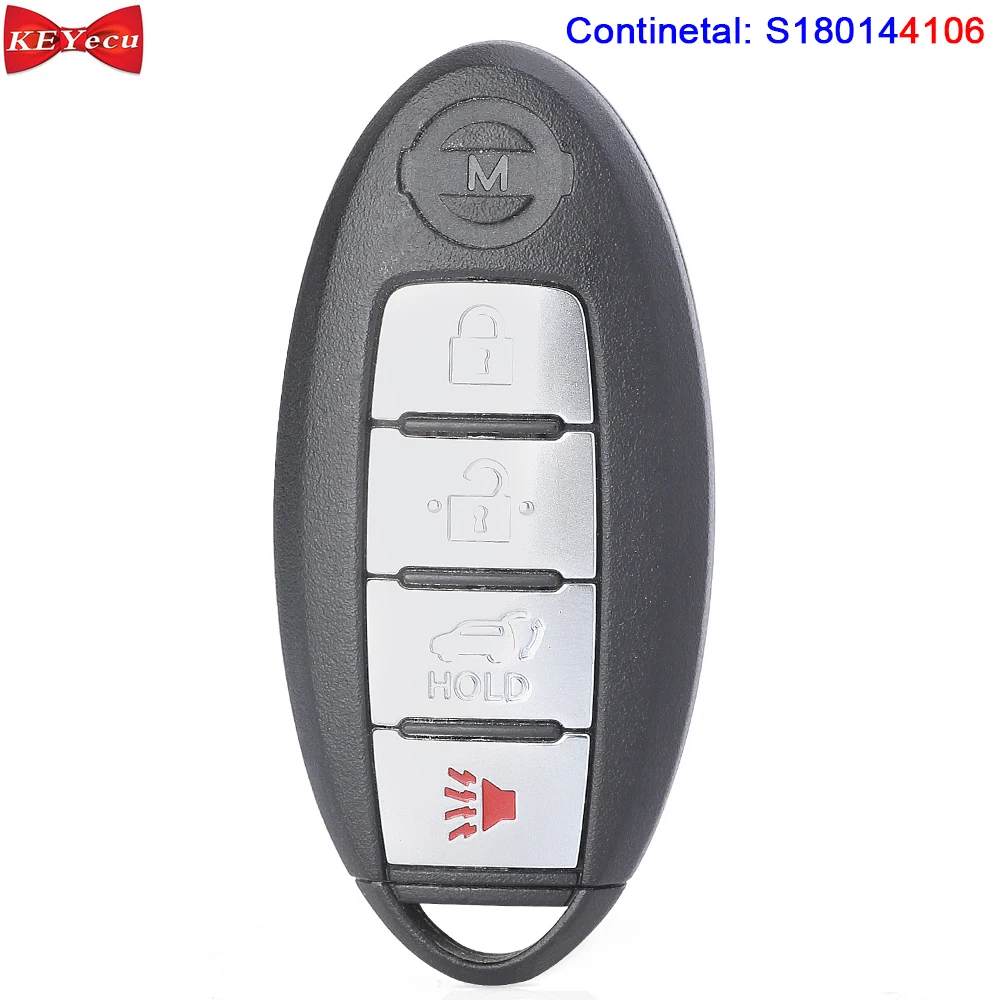 KEYECU для Nissan Rogue 2014 2015 2016 2017 2018 X Trail дистанционный смарт ключ брелок S180144106|Ключ от