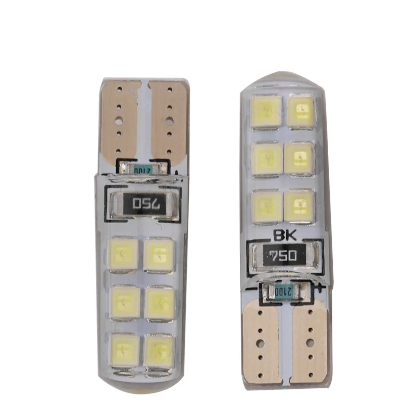 1 шт. светодиодсветильник лампа T10 194 W5W 2835 12SMD|Сигнальная лампа| |
