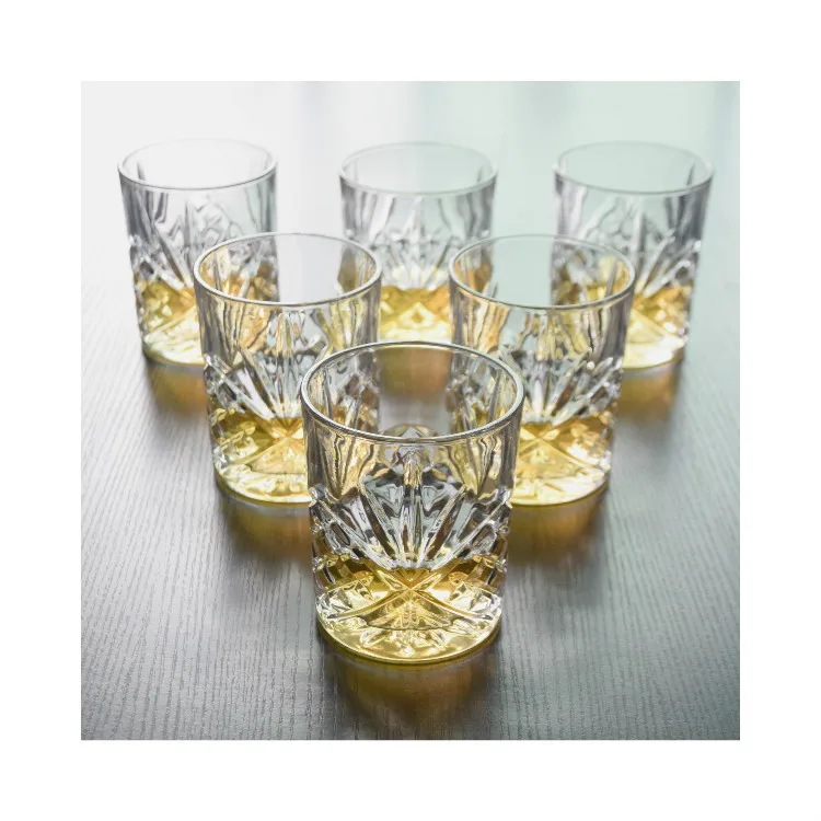 

Set of 2 irregular style fashion party club whiskey wine glass cups 200901-55