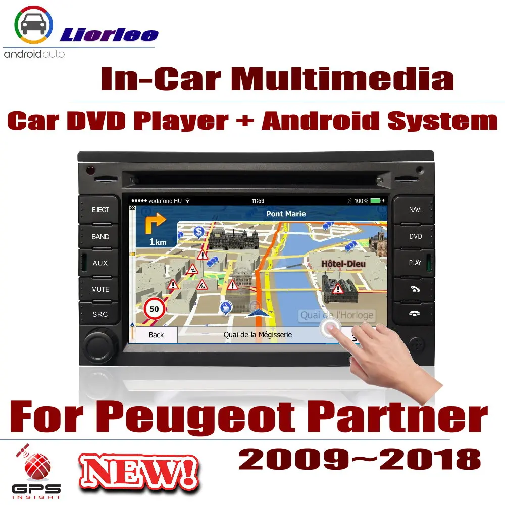 For Peugeot Partner 2009-2018 Car Android Multimedia DVD Player GPS Navigation DSP Stereo Radio Video Audio Head Unit System For Peugeot Partner 2009-2018 Car Android Multimedia DVD Player GPS Navigation DSP Stereo Radio Video Audio Head Unit System
