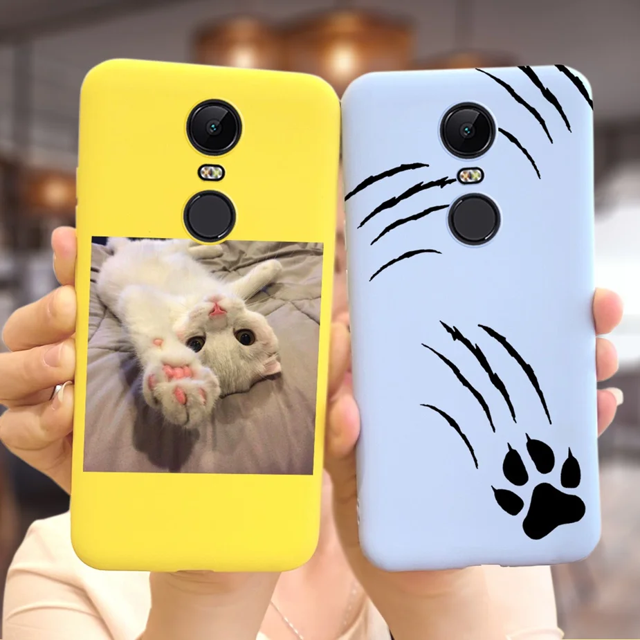 Кий мультяшный чехол для Xiaomi Redmi 5 Plus Redmi5 силиконовый мягкий чехлы телефонов