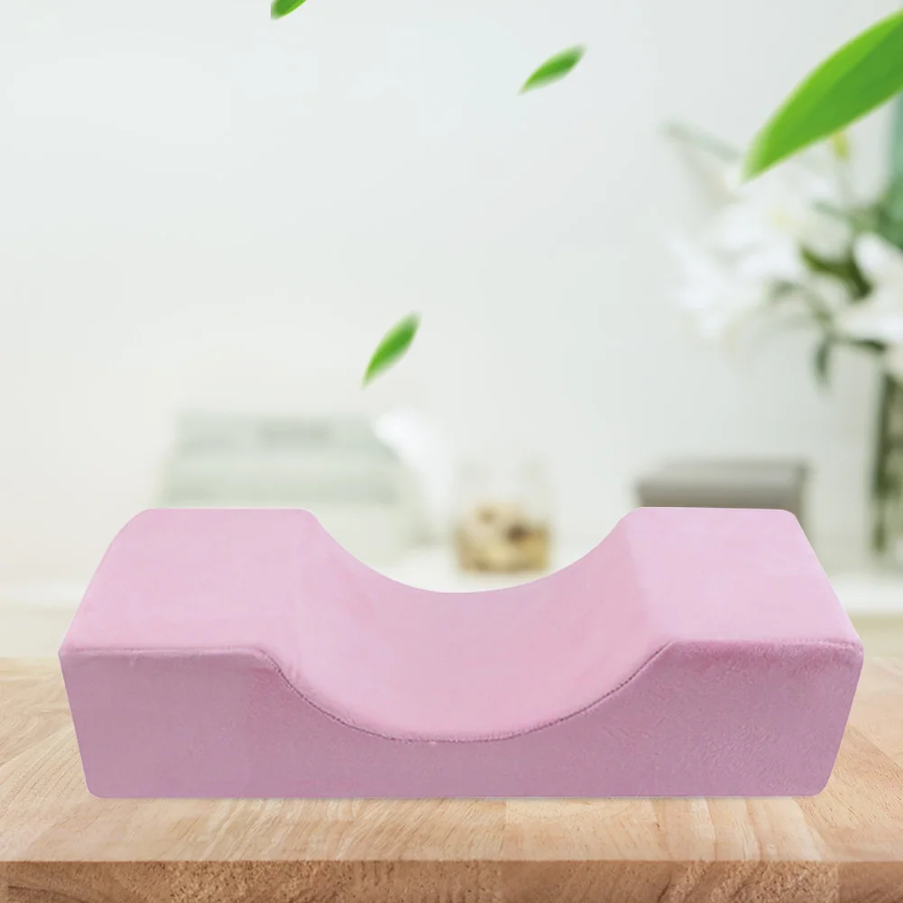 

Soft Rebound Grafting Eyelash Pillow Memory Foam Neck Support Flat Headrest Case Supplies Salon Accessories