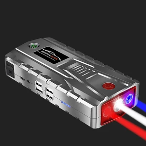 car jump starter 28000mah 800a portable emergency starter power bank for mobile phone 12v auto booster starting device battery free global shipping