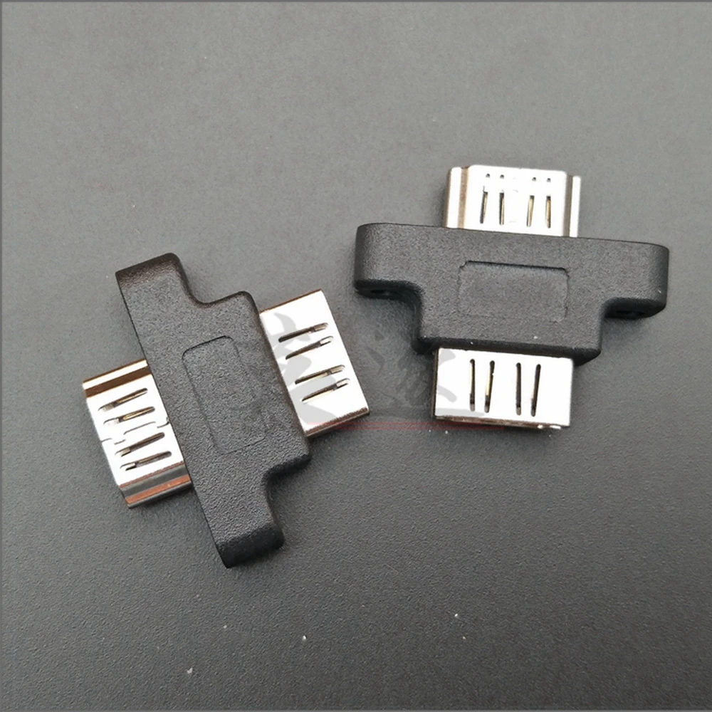 HDMI совместимый разъем Мама мама F/F с винтовыми отверстиями Удлинительный адаптер