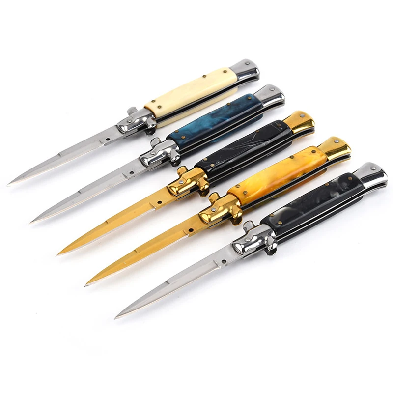 

Новые ножи, нож-коготь, быстро открывающийся Складной нож 440C, акриловая ручка, карманный складной нож, ножи для кемпинга, охоты, выживания + ф...