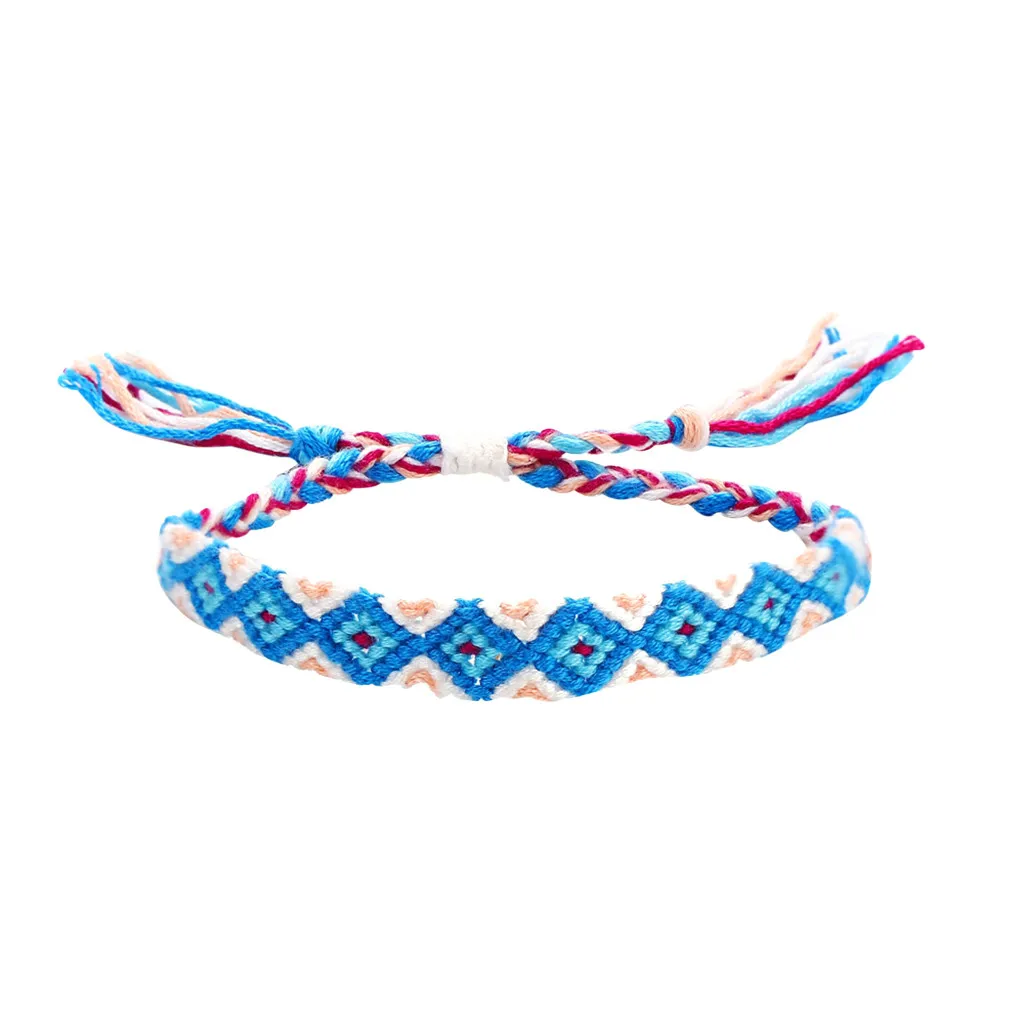 Персональные богемные Браслеты на ногу ручной работы многоцветные ножные для