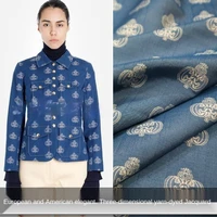 elegant three dimensional flower yarn dyed jacquard windbreaker jacket fabric sewing fabric factory shop is not out of stock