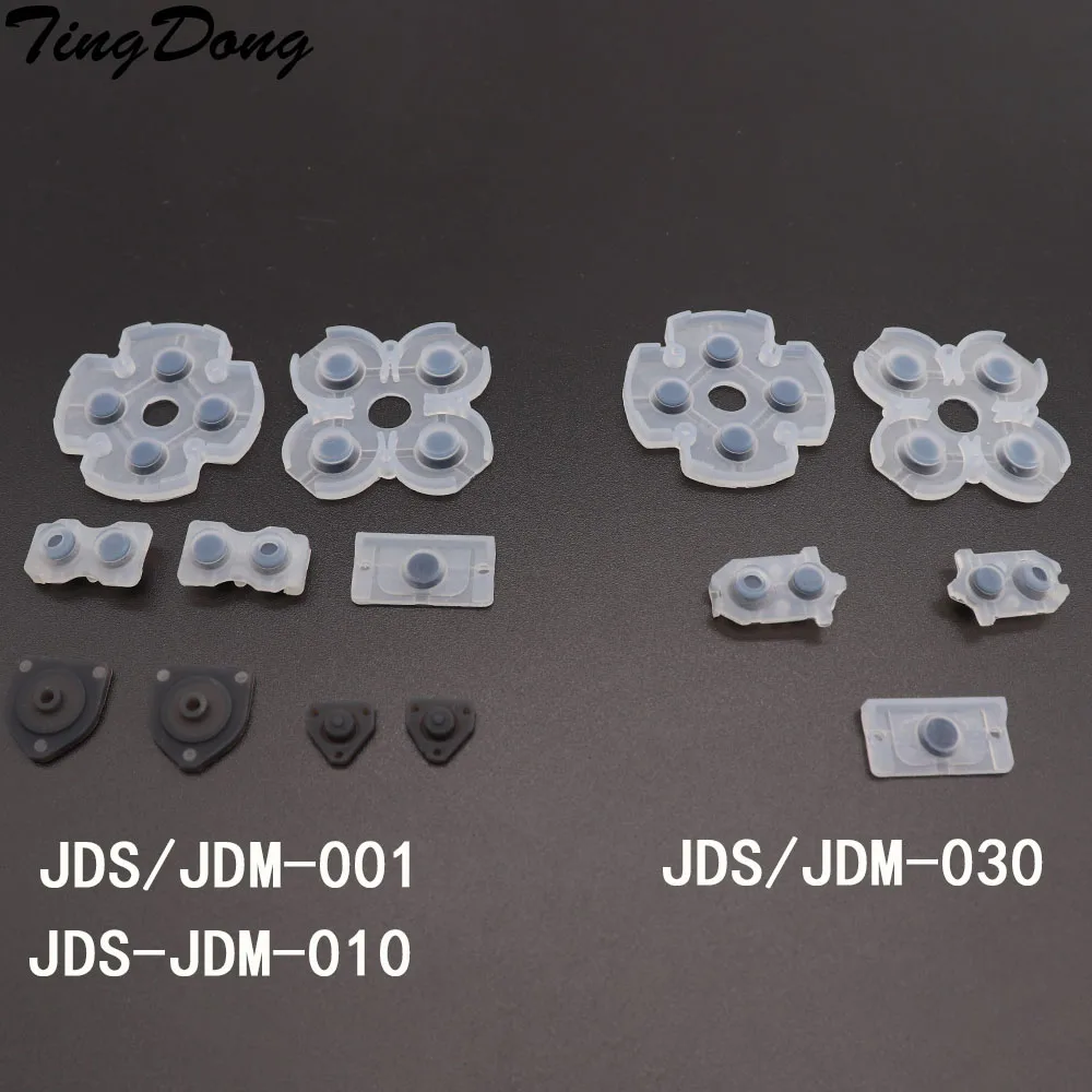 Проводящие резиновые прокладки TingDong для контроллера PS4 JDM001 JDM010 JDM030 Dualshock 4 кнопки