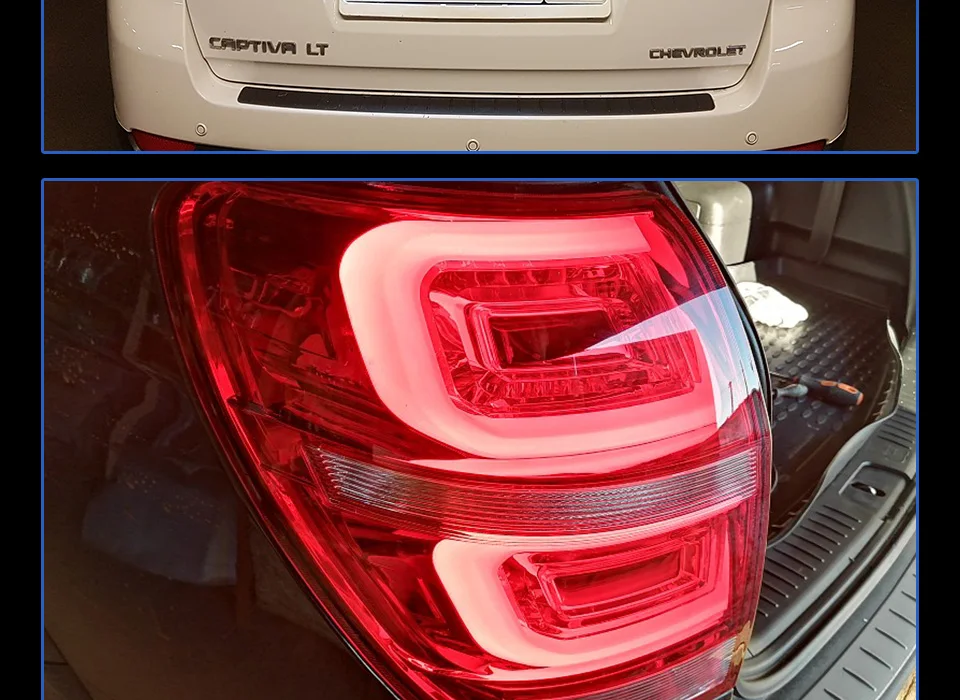 AKD автомобильный Стайлинг для Chevrolet Captiva задний светильник s 2008- каптива светодиодный задний светильник светодиодный задний фонарь DRL+ тормоз+ Парк+ сигнал