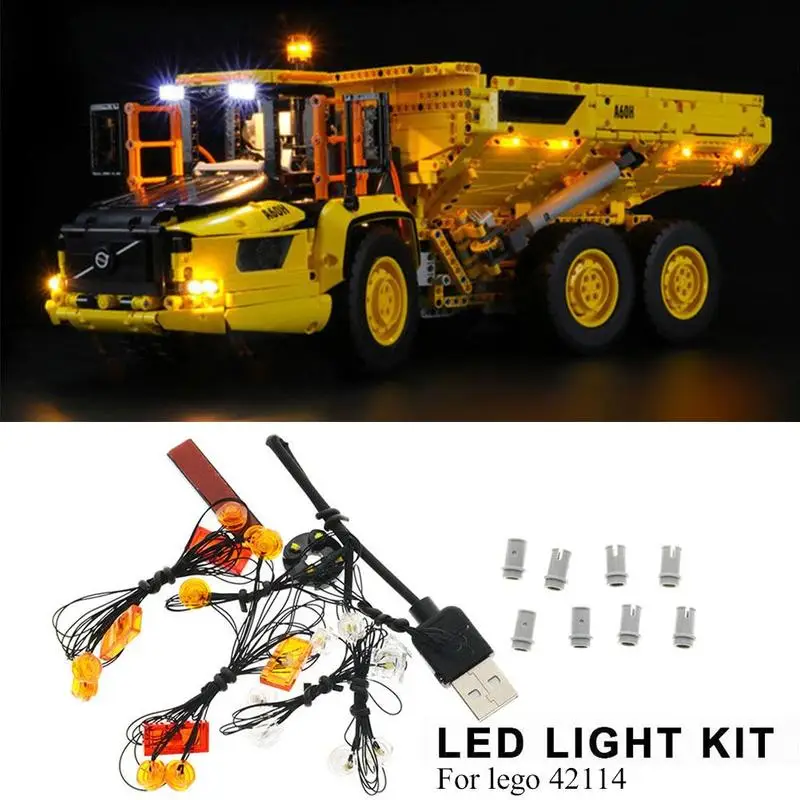

Kyglaring Led Light Ki For lego 42114 6x6 Articulated Haule Blocks car (only light included)