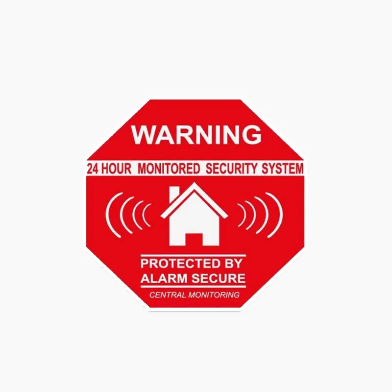 

GPS Warning Fashion Car Sticker Red Vinyl Waterproof Material Decals Custom Printing Fashion Scratch-Proof Decal Kk7*7cm