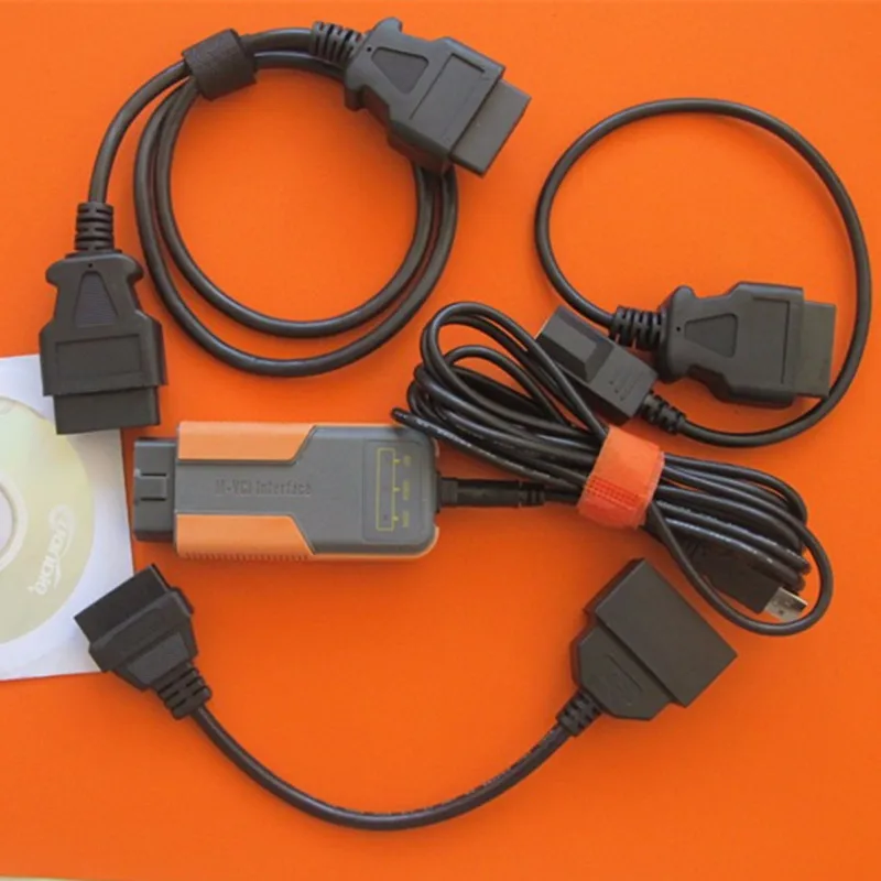 Горячее надувательство M VCI последняя версия Авто диагностический инструмент MVCI