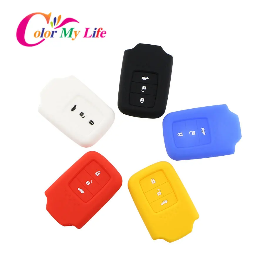 1 шт. силиконовый защитный чехол для автомобильного ключа с 3 кнопками Honda CRV FIT XRV