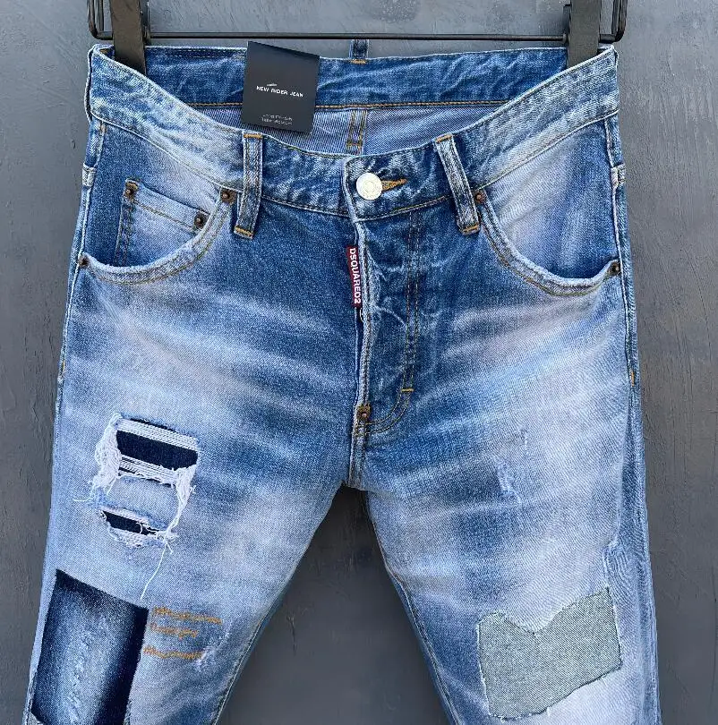 denim joggers women classic,Authentic DSQUARED2,Retro,Italian brand ,Women/Men Jeans,locomotive,Jogging jeans,DSQ035