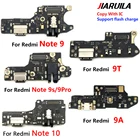 Разъем для зарядного порта, запасные части для платы, гибкий с полным IC для Xiaomi Redmi K20 K30 9A 9T 9C Redmi Note 8 9 Pro, USB-порт для зарядки