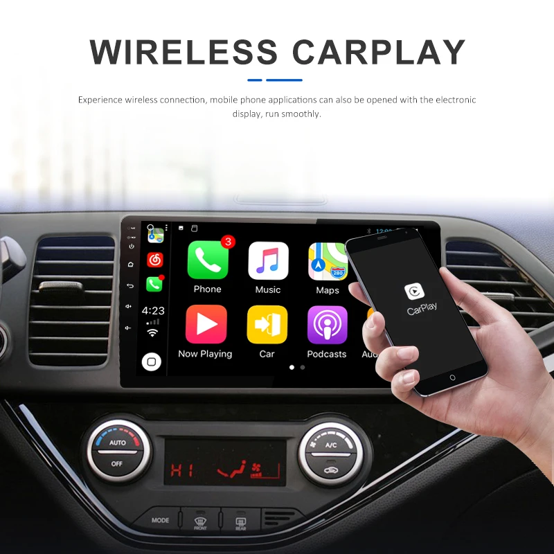 

Car DVD For Kia Picanto Morning ( 2010-2015) Car Radio Multimedia Video Player Navigation GPS Android 10.0 Double Din