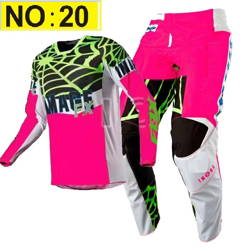 

NEW 2021 FOX 180/360 enduro motocross gear set mx combo jersey pants motorbike clothing mtb Off Road racing suit