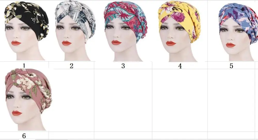 

X1 10pcs soft modal inner Hijab Caps Muslim stretch cap Islamic Underscarf Bonnet hat female headband tube cap