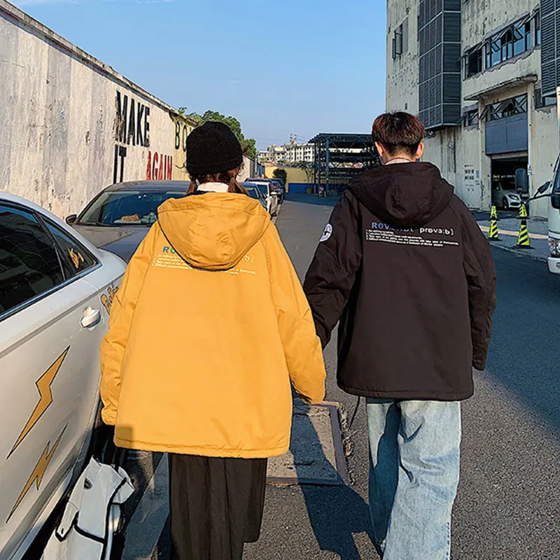 Liketkit мужские зимние парки 2019 плотные куртки с капюшоном карманами для пар