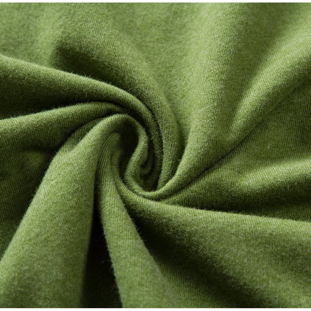 Мужская Однотонная футболка Vomint Трикотажная хлопковая с длинным рукавом разные