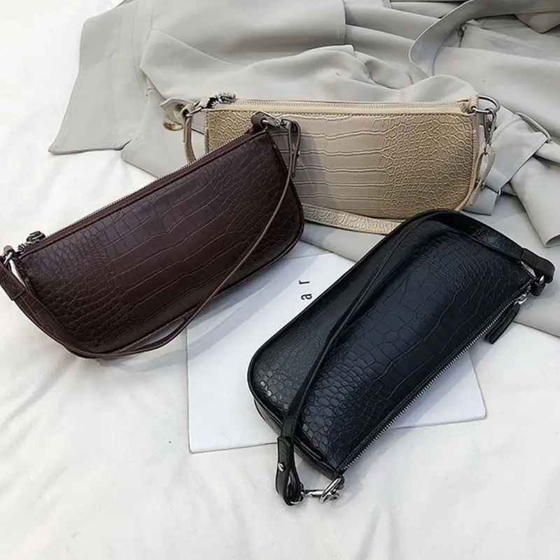 Женская маленькая сумка-конверт через плечо из искусственной кожи Дамский