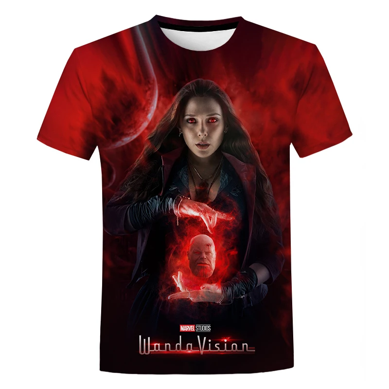 

New TV Wandavision Season 8 Print 3D T Shirt SportsT Shirt Harajuku Streetwear T Shirt Men Women Fashion Tops
