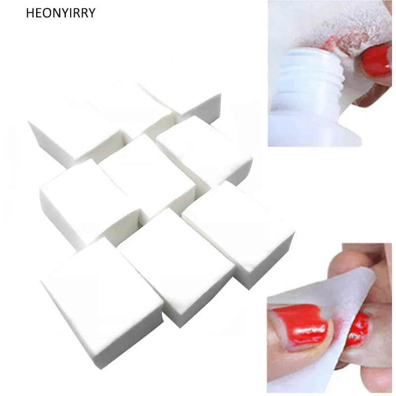 900 шт./упак. натуральный хлопок ватные диски для ногтей Обертывания маникюра