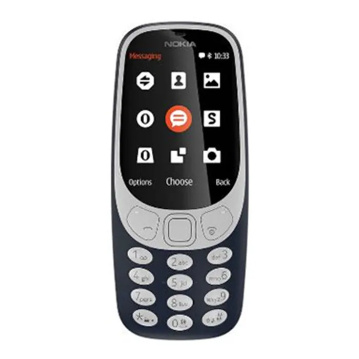 Разблокированный сотовый телефон Nokia 3310 (2017) две/одна Sim-карты экран 2 4 дюйма 2G GSM