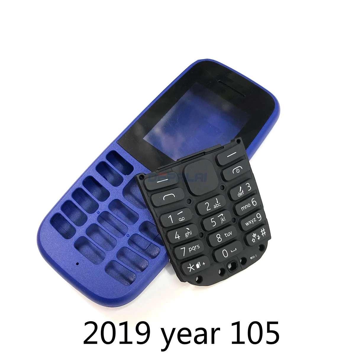new high quality housing for nokia 2019 year 105 2017 year 105 mobile phone cover case keypad free global shipping