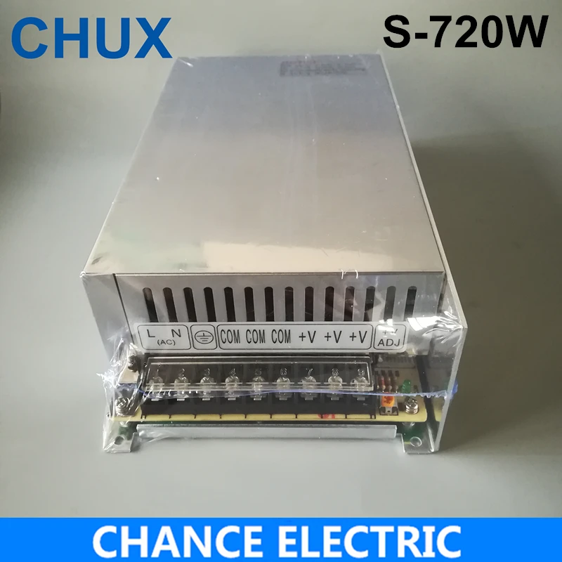 

Импульсный источник питания 720 Вт, 24 В, 30 А, для светодиодной ленты (S-720-24)