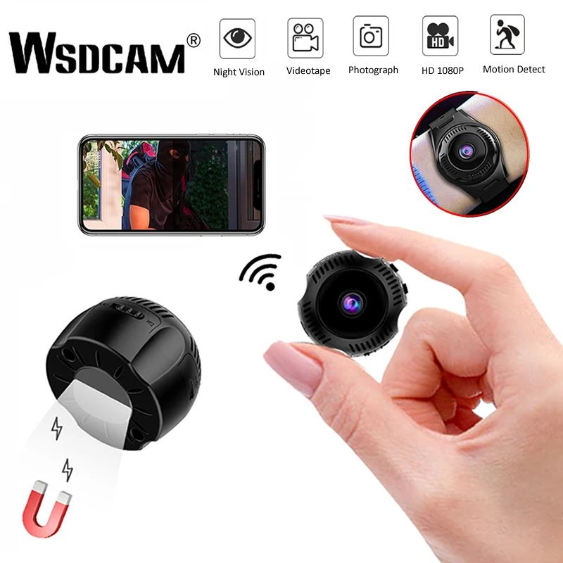 X7 1080P HD мини Wi Fi камера ИК Ночное Видение Домашняя безопасность IP CCTV датчик