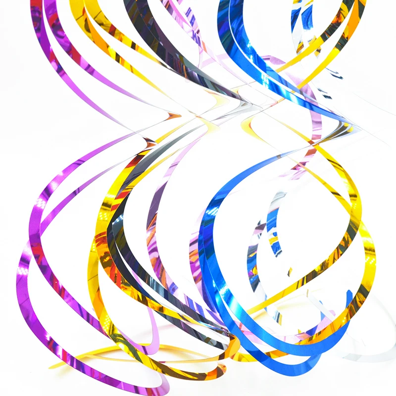 Висячий потолок с металлическим блеском 6 цветов украшение на свадьбу Хэллоуин