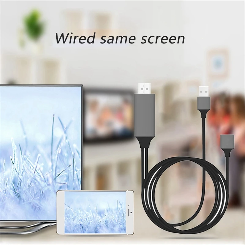 Для Apple Android Тип USB-C мобильный телефон для HDMI проекционная линия двойного