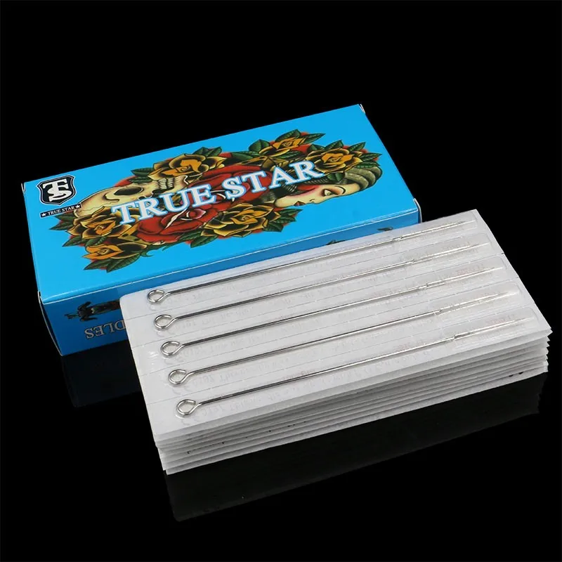 50 шт. иглы для тату TRUE STAR профессиональные Круглые 0 30 мм Премиум 316 нержавеющая