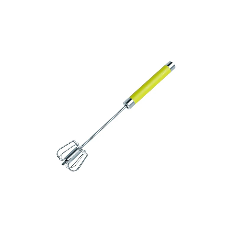 

Rvs Hand Druk Roterende Semi-Automatische Mixer Koffie Melk Mengen Eierklopper Handheld Mixer Keuken Koken Gereedschap