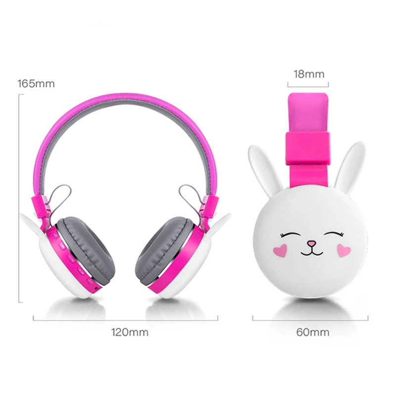 Беспроводные наушники KINGSTAR с кошачьими ушками Bluetooth складная стереогарнитура