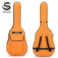 600d oxford guitar bags 4041 inch guitar case double straps 5mm padded cotton backpacks waterproof bags solid color xa236m