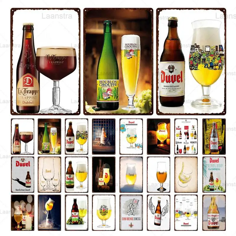 Оловянная ретро-картина пивной дуэль и чуфф, разнообразный декор, металлическая печатная пластина, домашнее настенное украшение, старый фон, украшение для стены