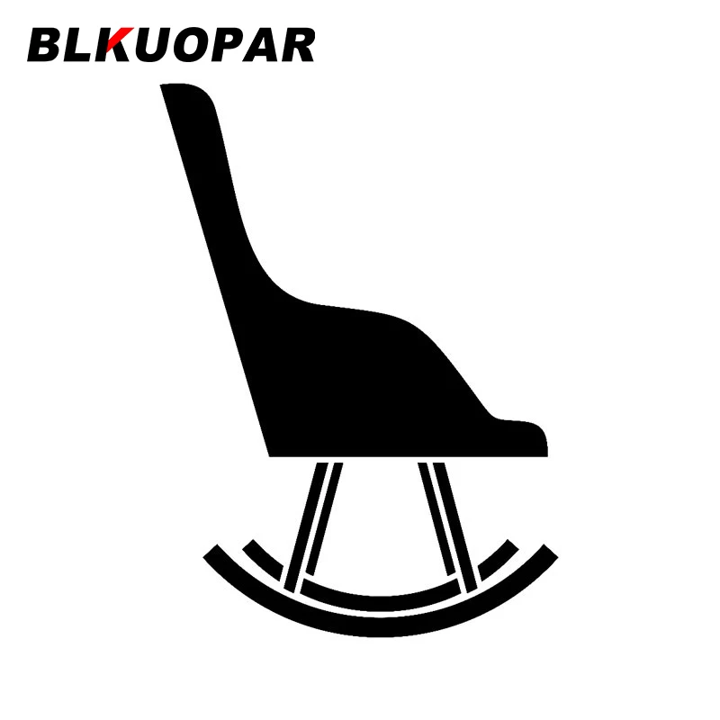 

Современная Автомобильная наклейка на кресло-качалка BLKUOPAR, креативная Водонепроницаемая наклейка, забавная декоративная наклейка на ноут...