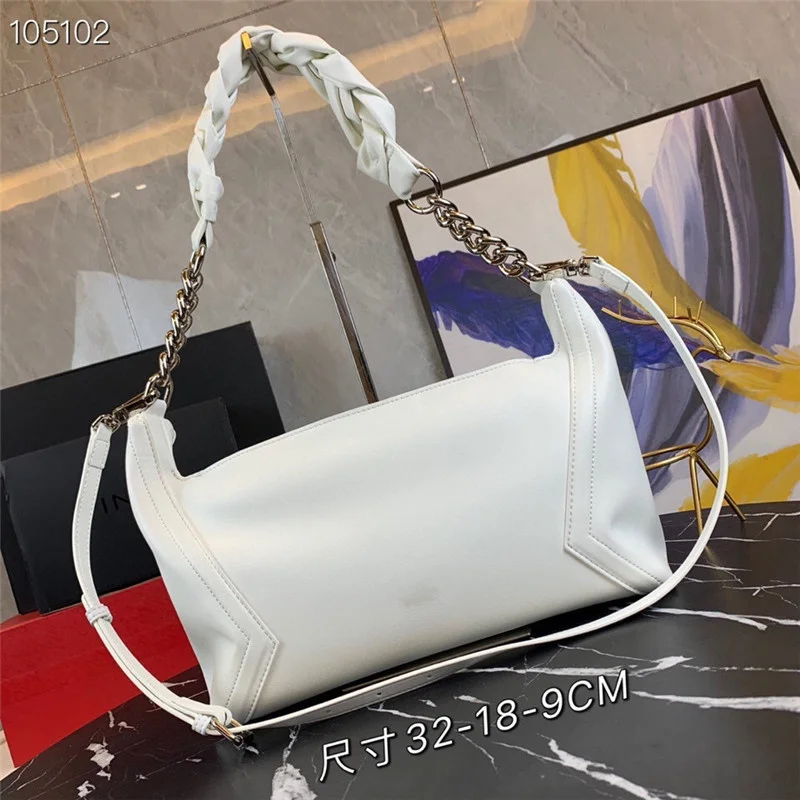 

Women's large capacity underarm chain women's bag 2021 new fashion casual swallow Cow Leather One Shoulder Messenger Bag