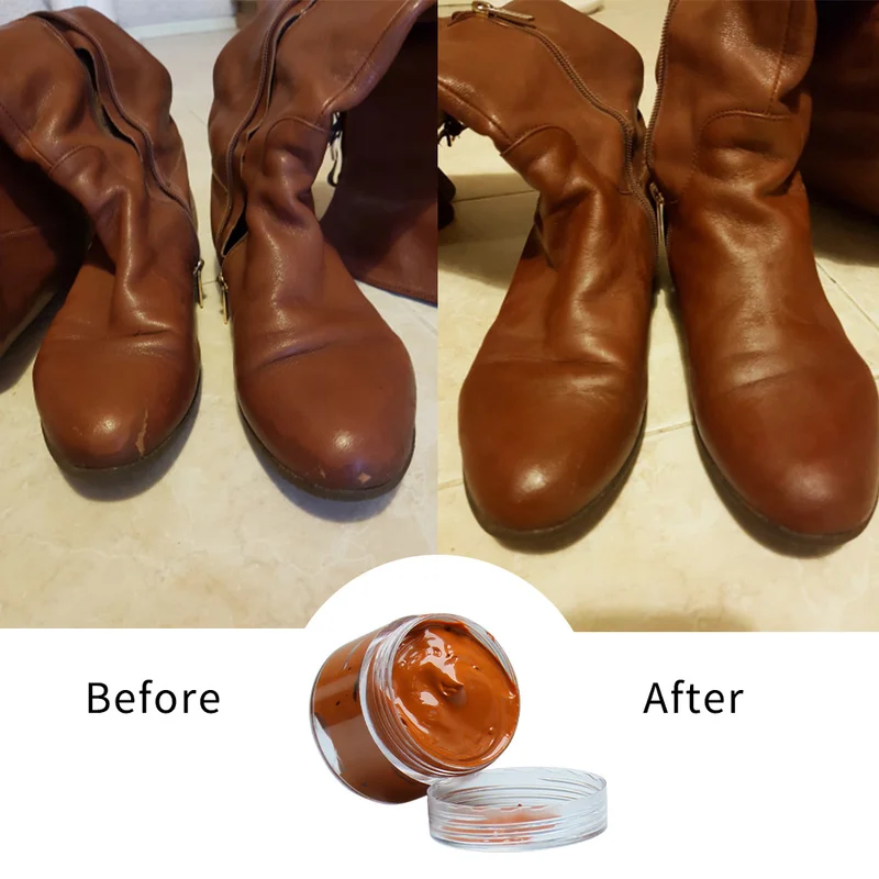 30 мл оранжевая кожаная краска для окрашивания кожаных сумок диванов обуви и