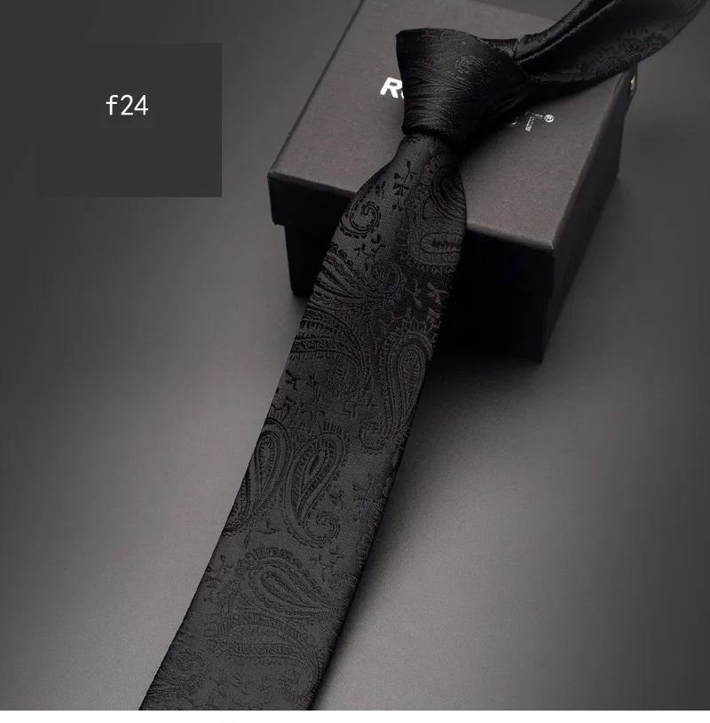 

Новое поступление 2020, модный дизайнерский Тонкий Повседневный галстук 6 см для мужчин, формальные деловые свадебные галстуки, галстук с узо...