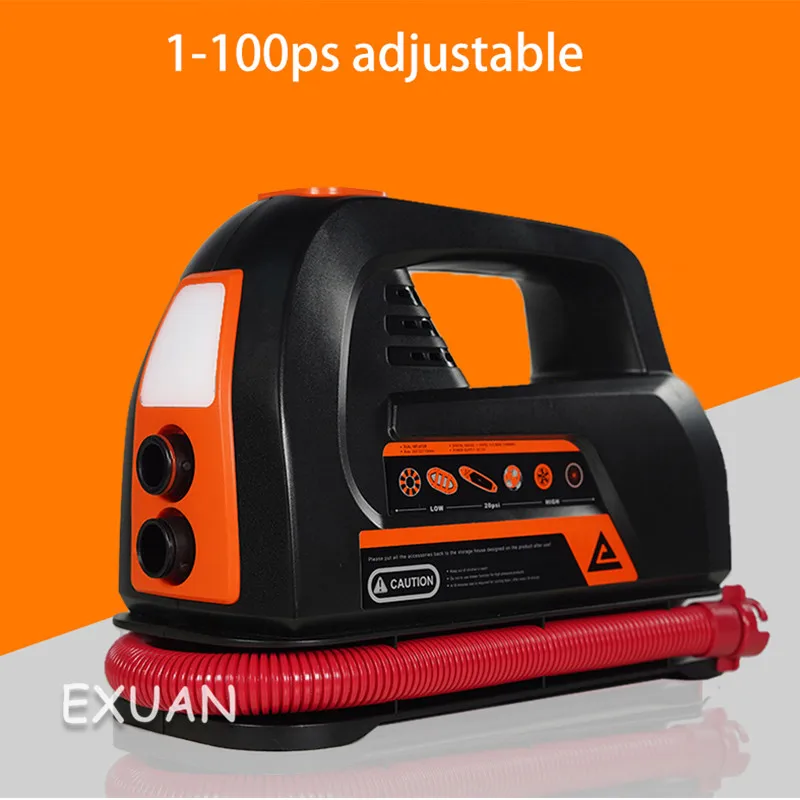 Car air pump double cylinder high pressure SUP paddle board car tire kayak electric inflatable bed swimming ring | Инструменты