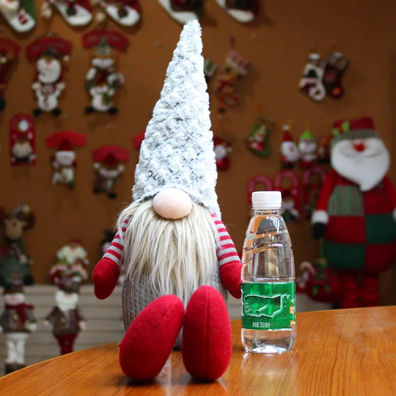 Милая Рождественская Кукла Эльф на полке традиционная плюшевая Мягкая кукла