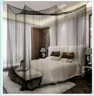 Модная брендовая новая однотонная противомоскитная сетка, ткань, телефон, дверная палатка для двуспальной кровати