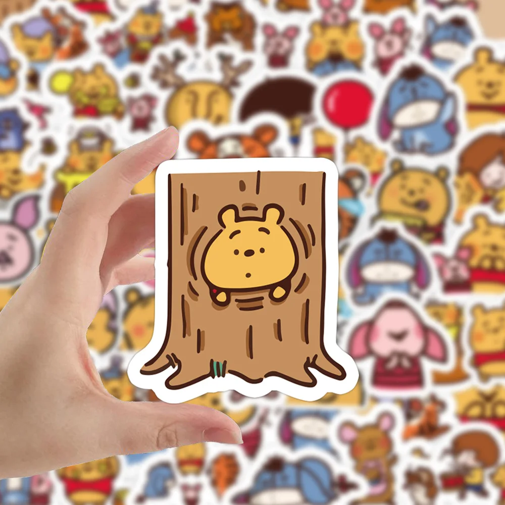 Winnie the Pooh стикер для канцелярских товаров Kawaii Honey Bear Piglet Roo Tigger Eeyore