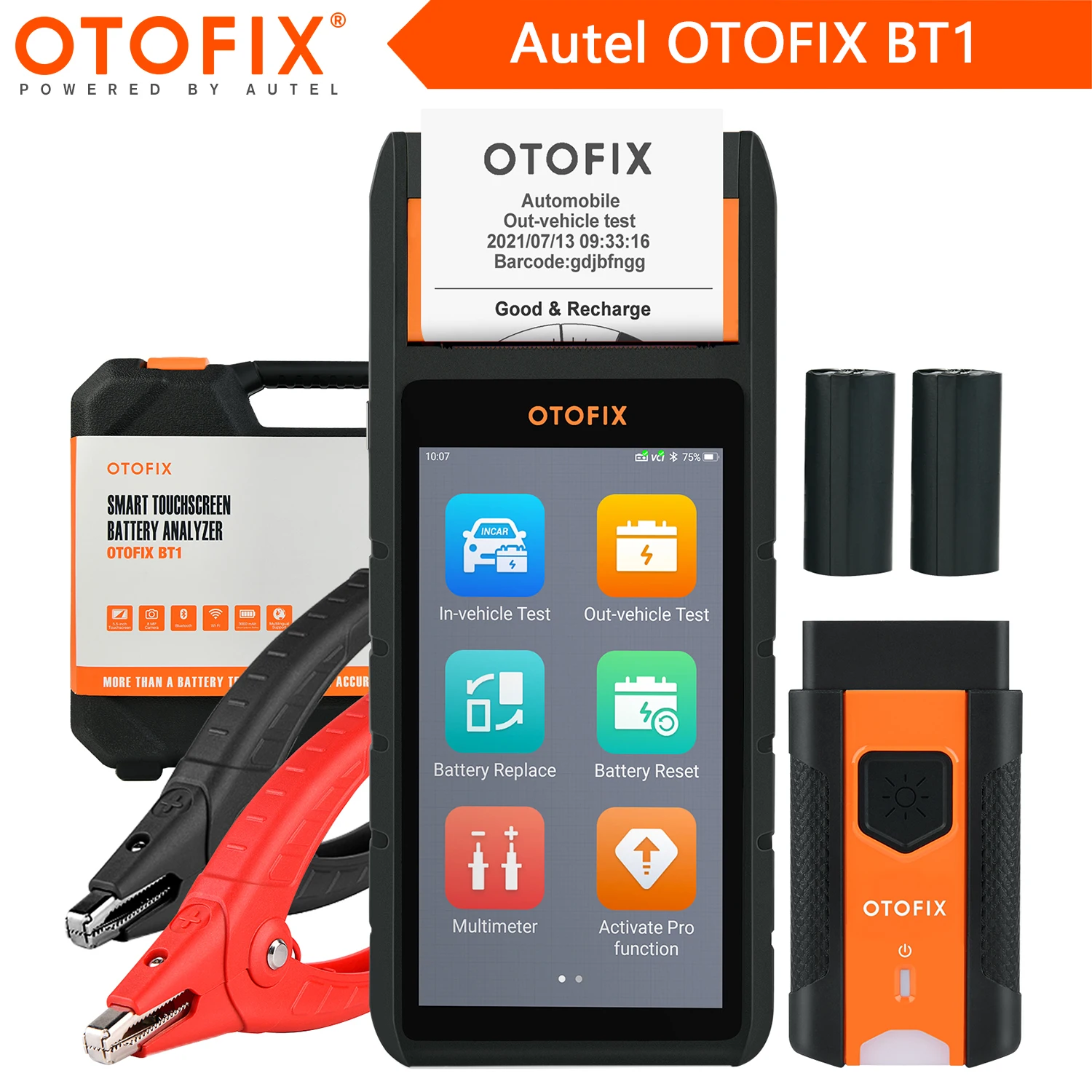 AUTEL OTOFIX BT1 профессиональные аккумуляторные тестеры для диагностики всех систем