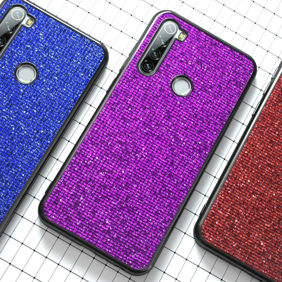 glitter sparkle case for xiaomi mi cc9 a3 k20 9 mi9 9t pro lite silicone back cover for redmi note 8 t 10 8a 7 6 5 free global shipping