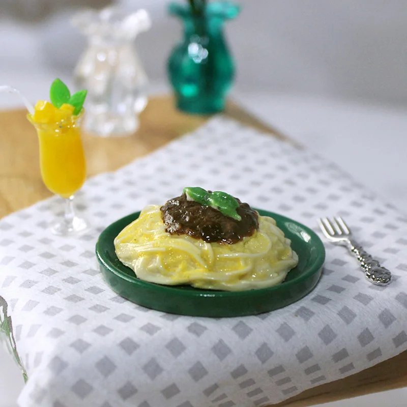 Комплект из 2 предметов мини игрушки смолы паста с МЯСНЫЕ ЗАКУСКИ миниатюрный