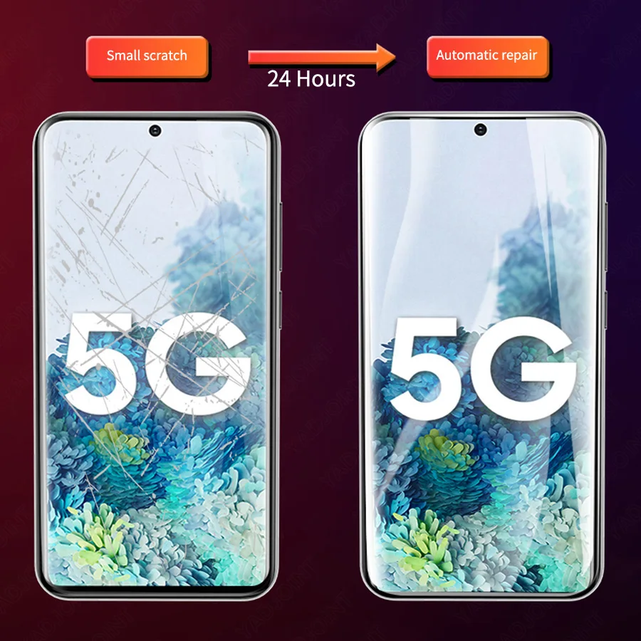 Передняя + задняя Защита экрана для Samsung Galaxy S20 Ultra S8 S9 Plus Note 20 9 8 10 Lite Гидрогелевая